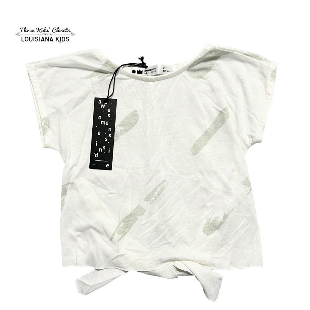 NEW Omamimini 2T Split Back Top